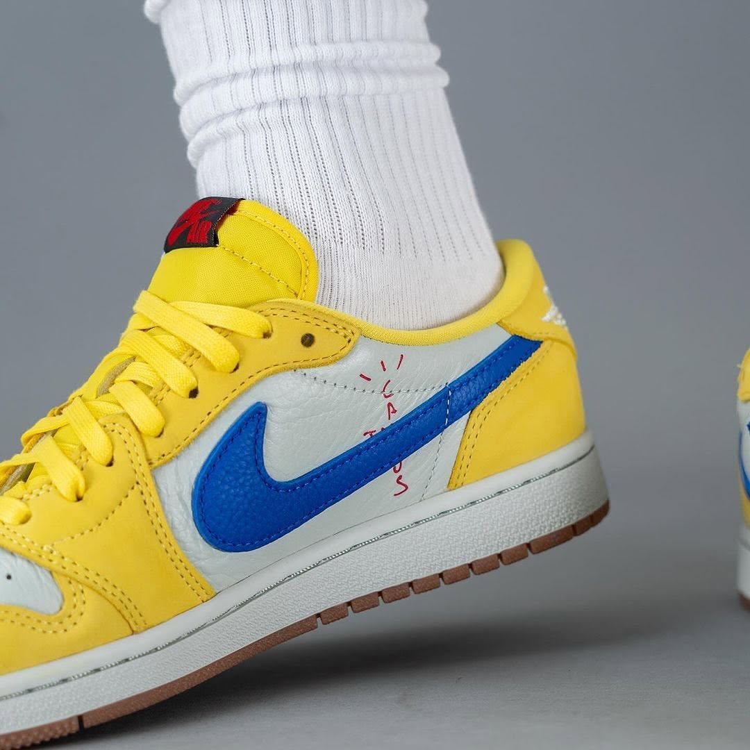 Nike Air Jordan 1 Low X Travis Scott Canary