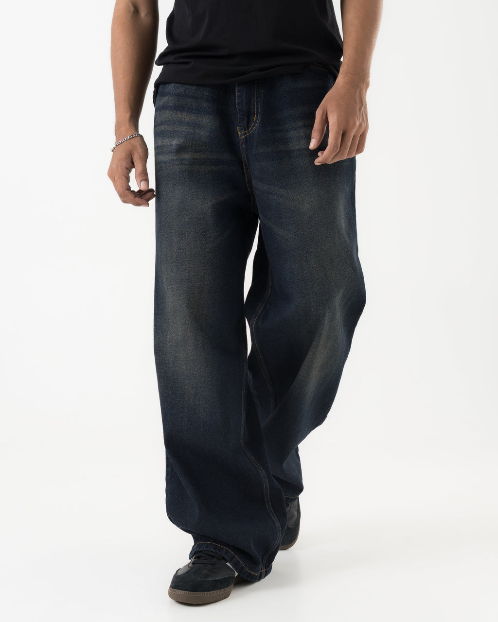 VELQON Baggy Jeans ( Dark Blue )