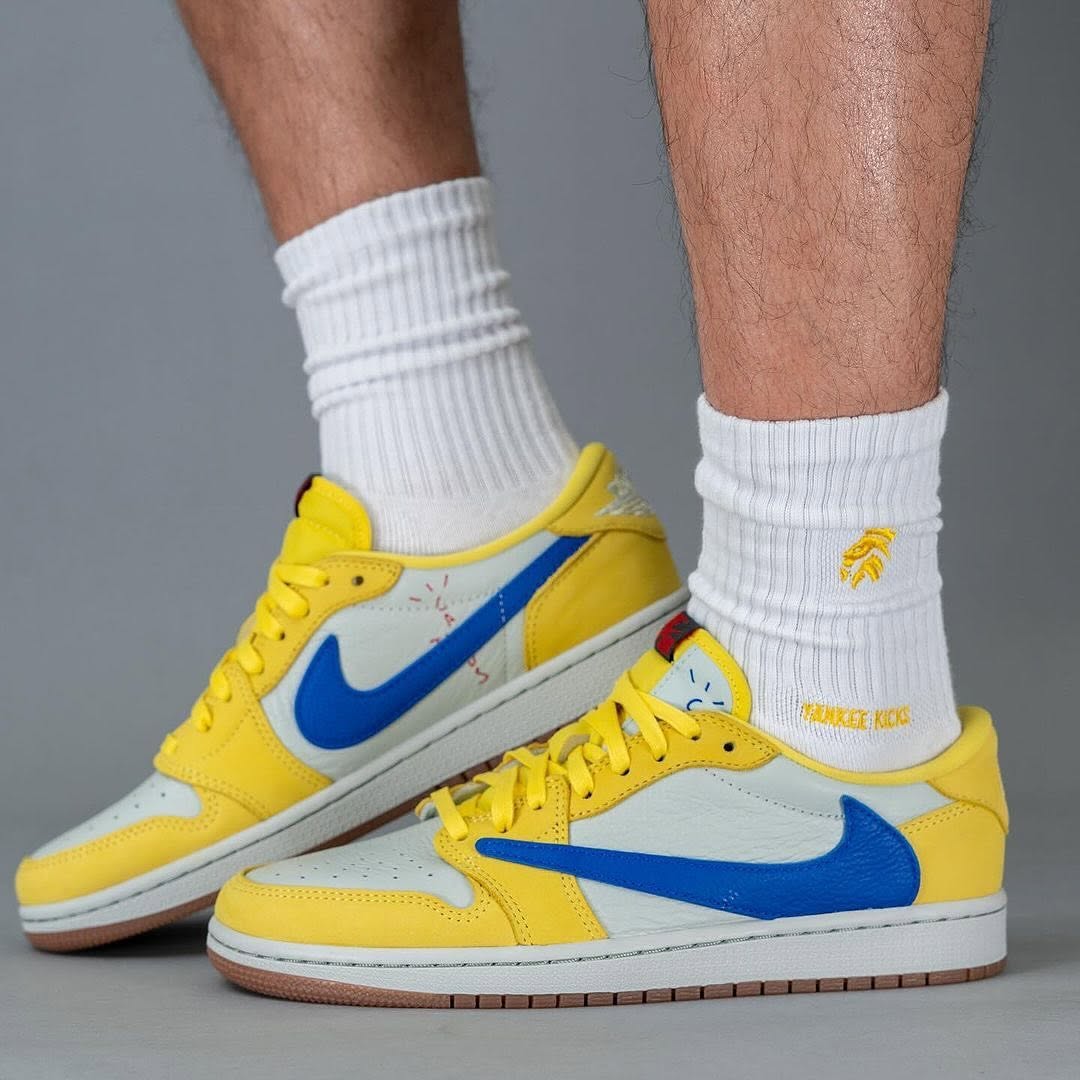 Nike Air Jordan 1 Low X Travis Scott Canary