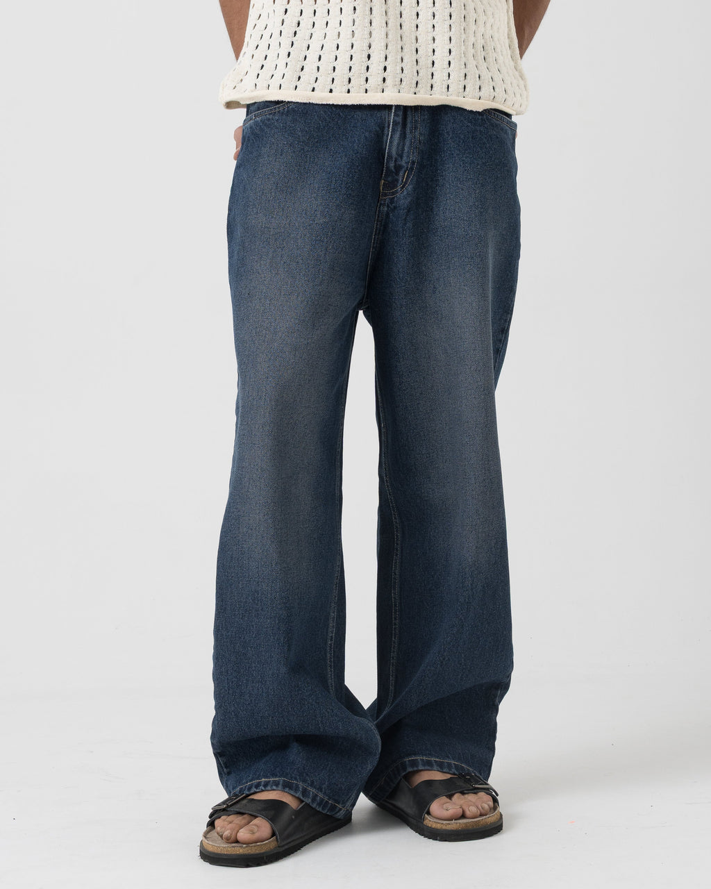 VELQON Baggy Jeans ( Deep Blue )