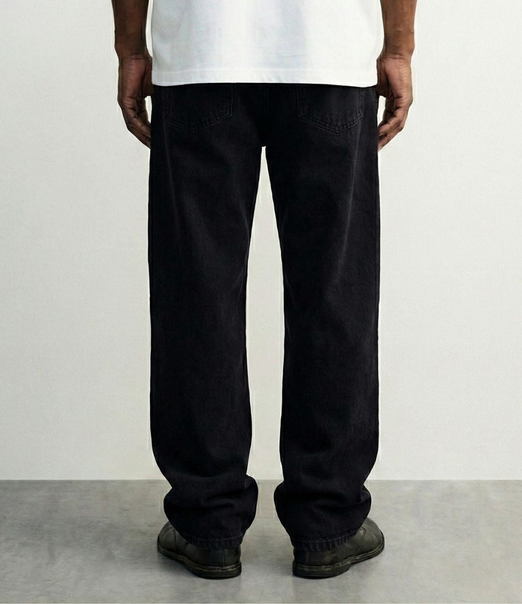 VELQON Losse Fit Jeans ( Z Black )