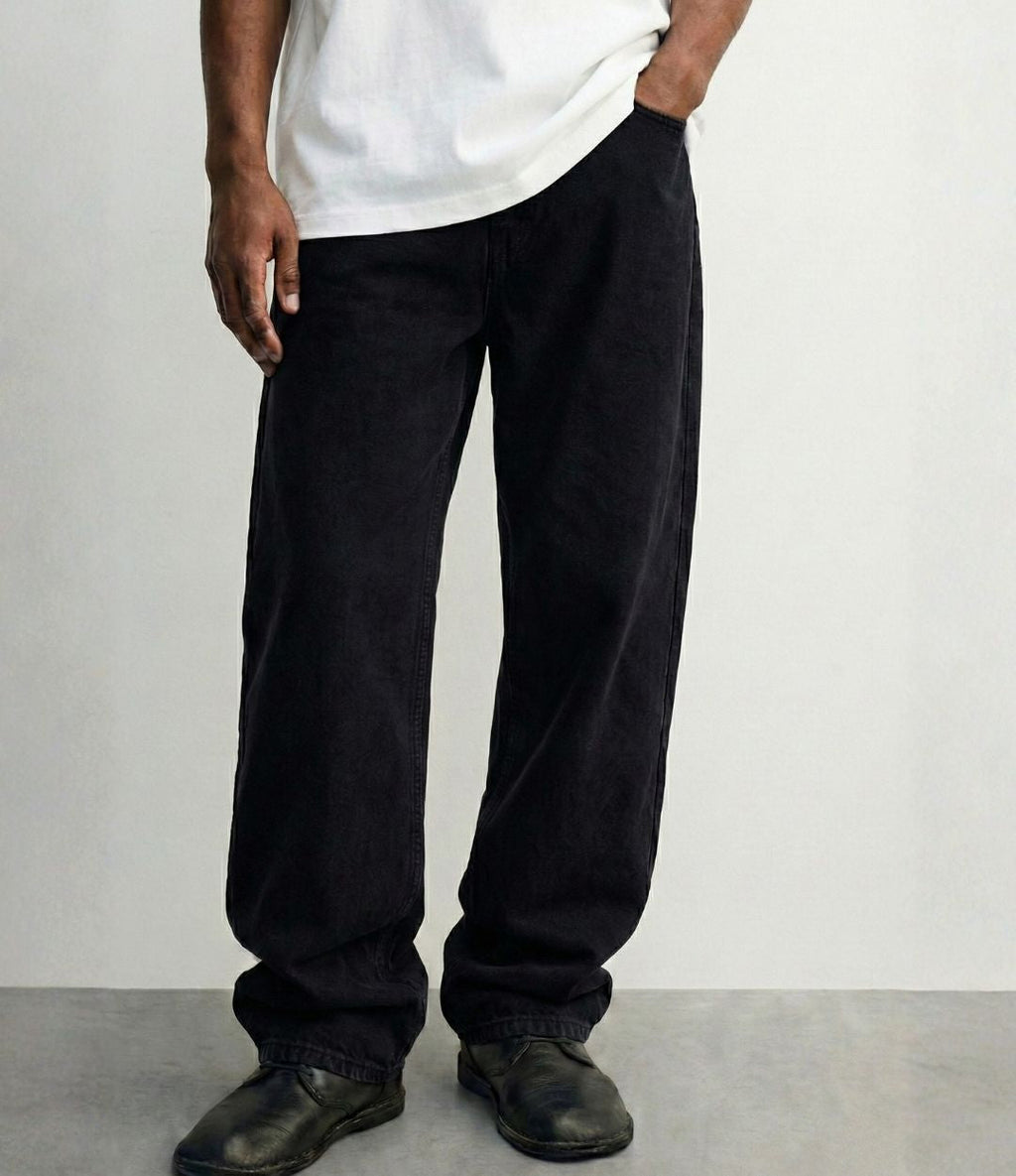 VELQON Losse Fit Jeans ( Z Black )