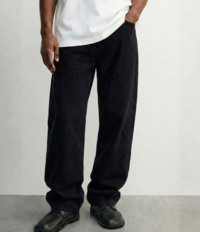 VELQON Losse Fit Jeans ( Z Black )