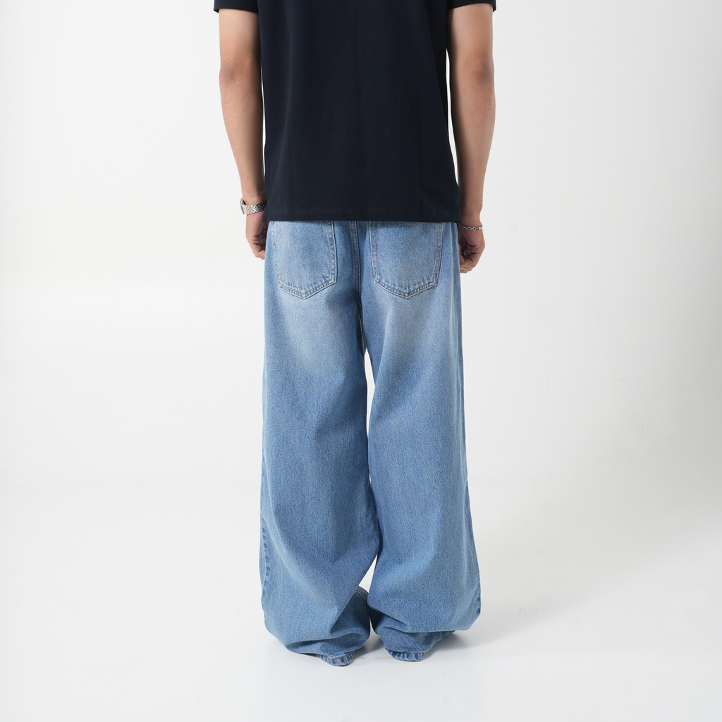 VELQON Baggy Jeans ( Light Blue )