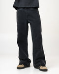 VELQON Black Flared Wide Leg Jeans