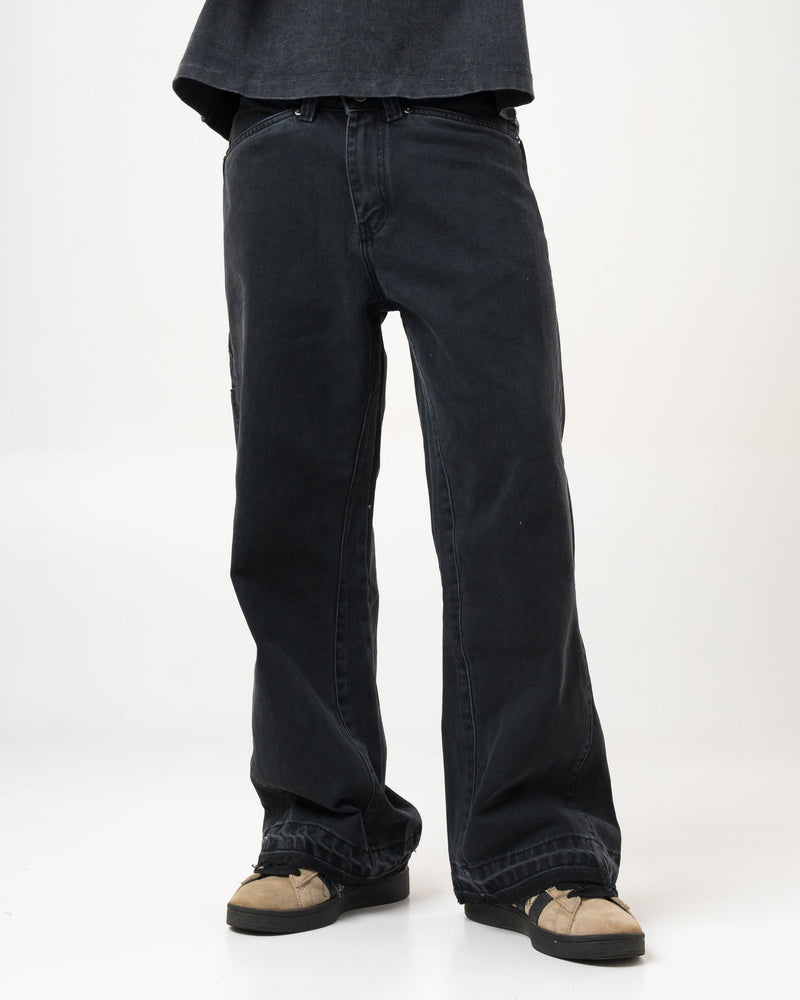 Wide leg jeans for men