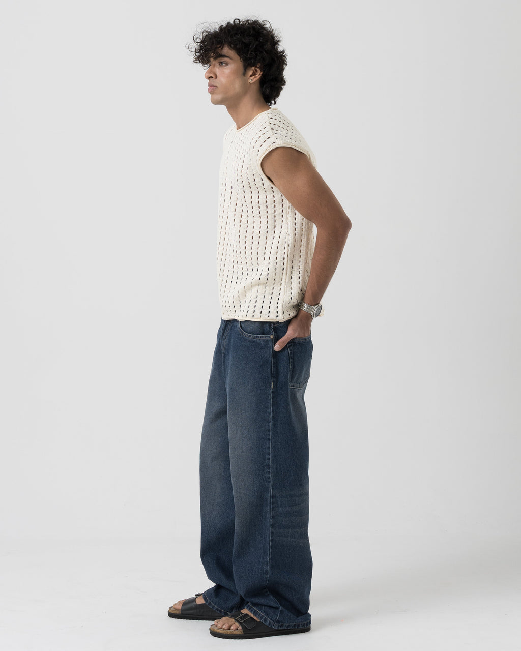 VELQON Baggy Jeans ( Deep Blue )