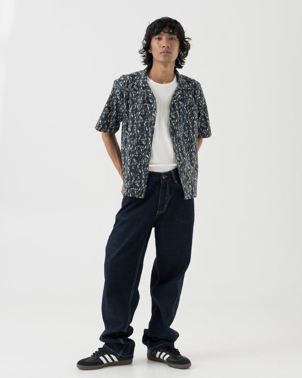 VELQON Losse Fit Jeans ( Ink Blue )