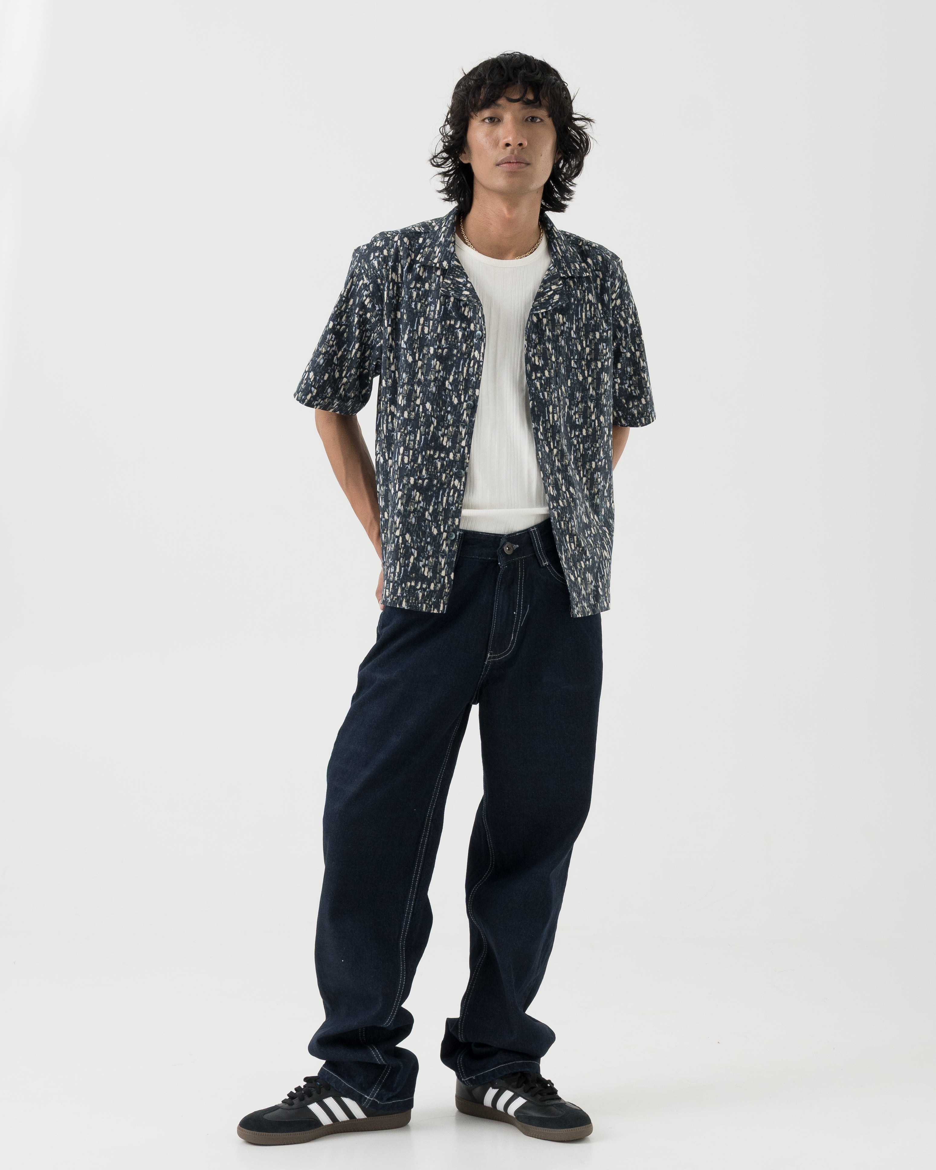 VELQON Losse Fit Jeans ( Ink Blue )