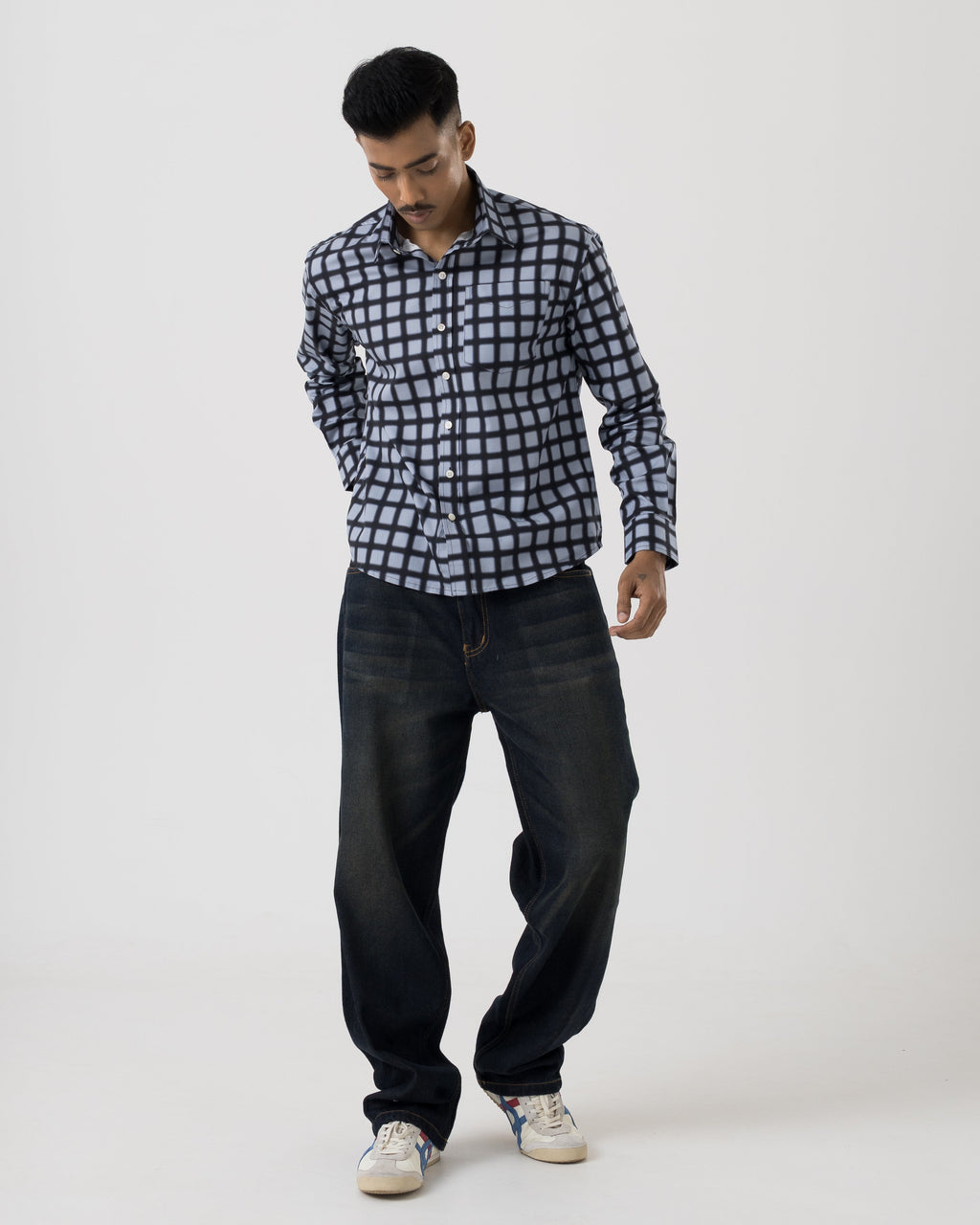 VELQON losse fit jeans ( midnight blue )
