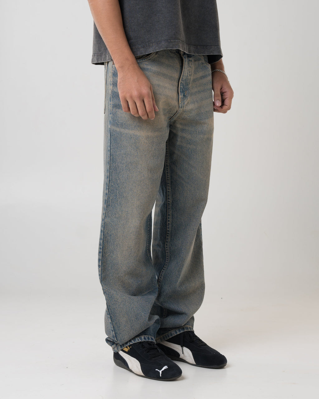 VELQON fit baggy jeans