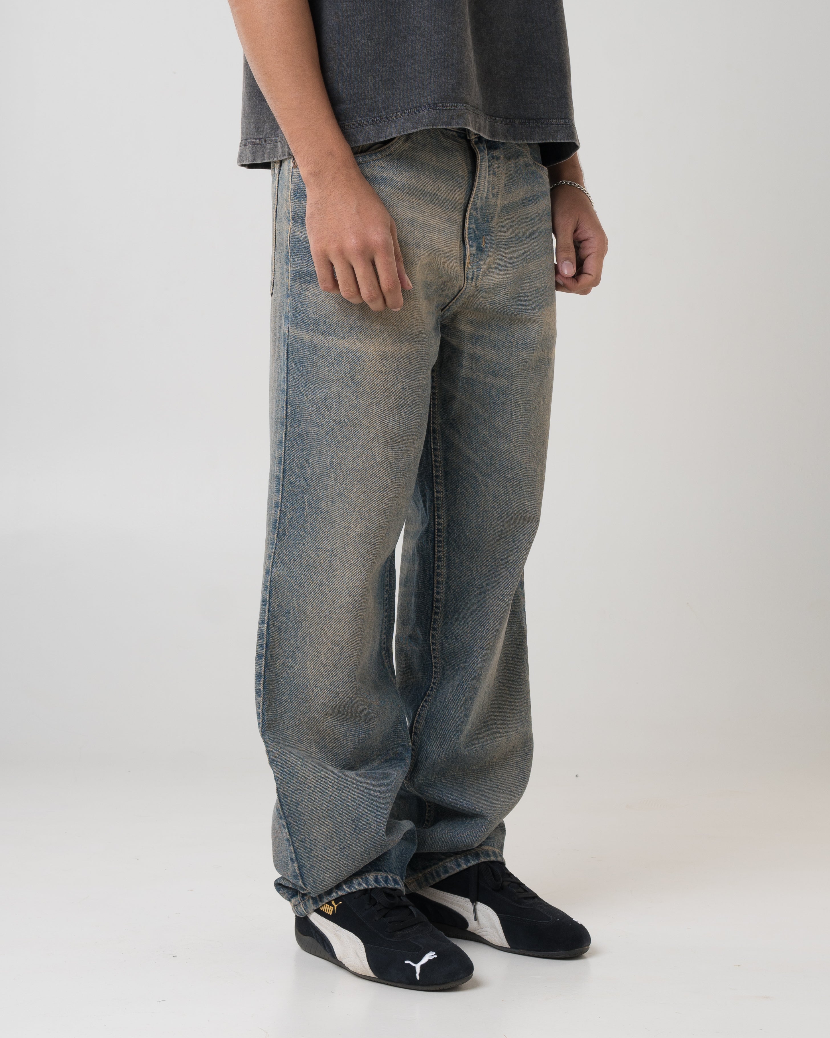 VELQON fit baggy jeans