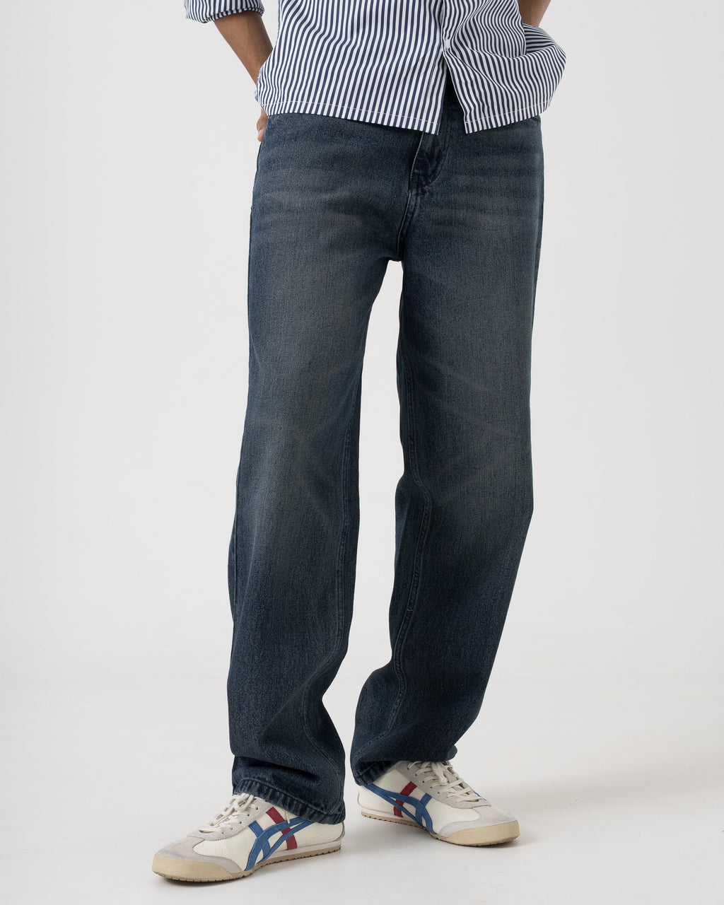 VELQON Losse Fit Jeans (Dark Blue)