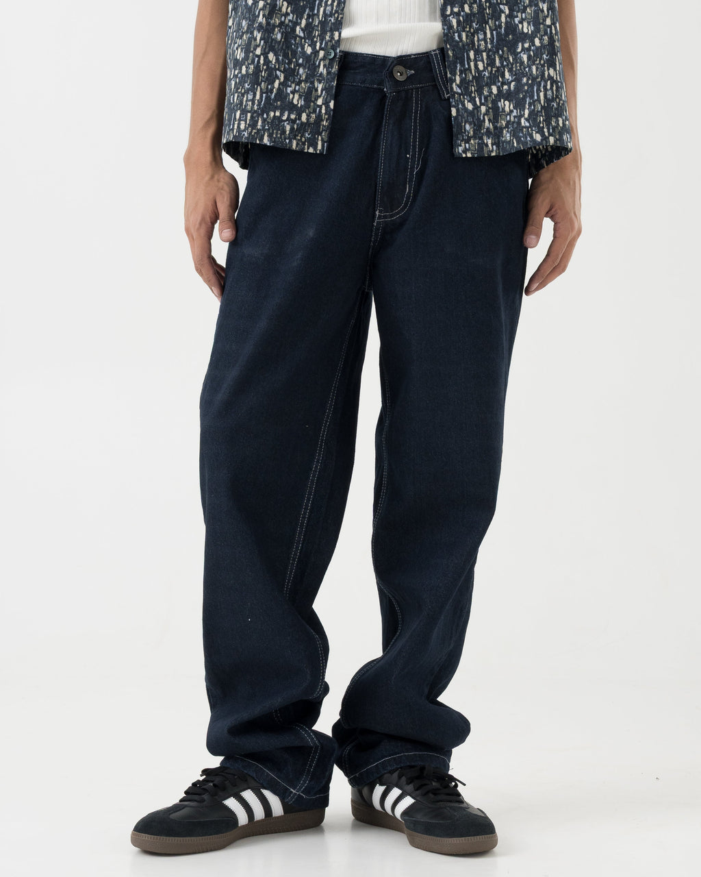 VELQON Losse Fit Jeans ( Ink Blue )