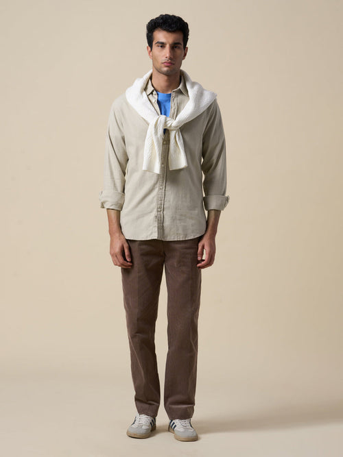 Brushed Slim Fit Shirt