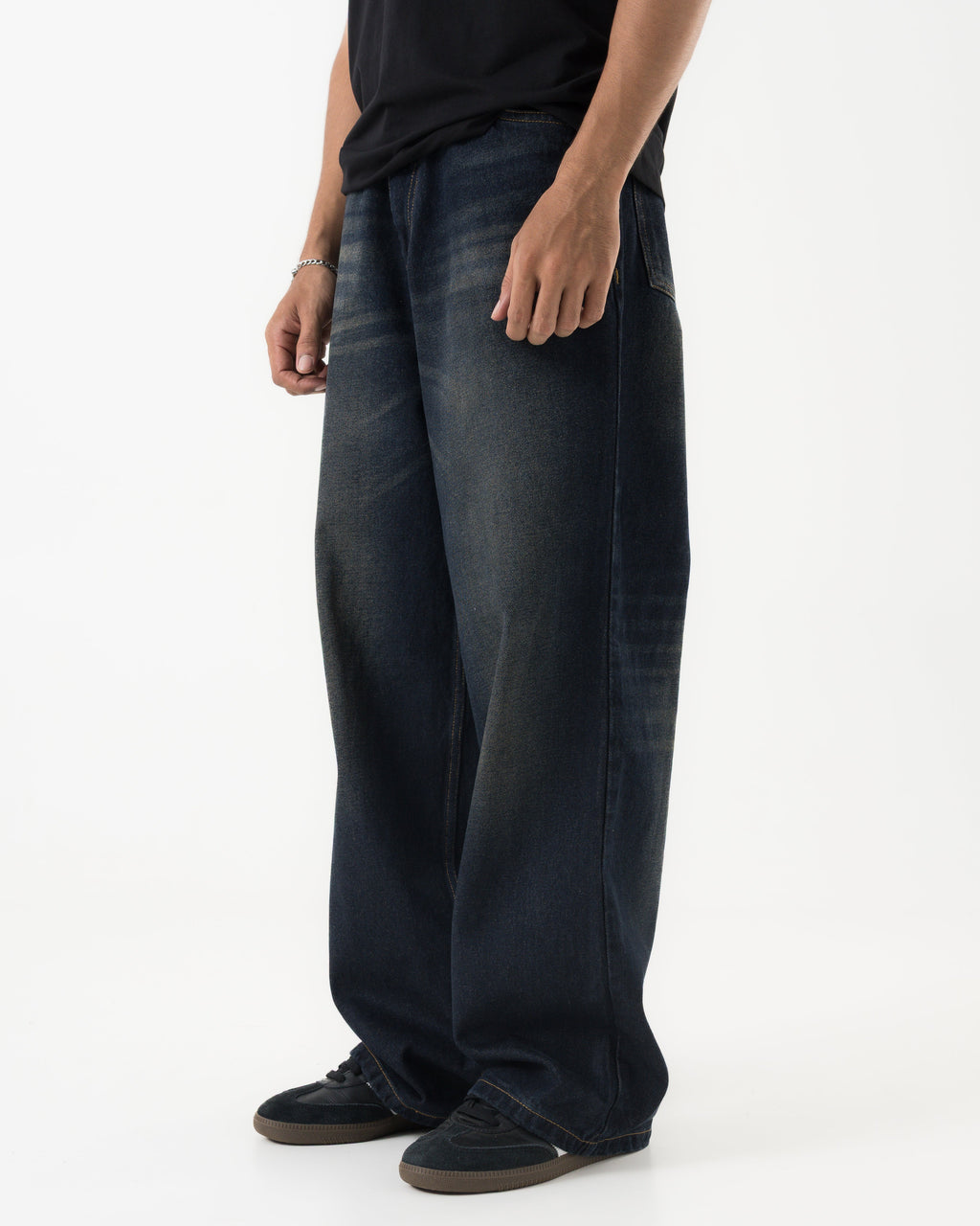 VELQON Baggy Jeans ( Dark Blue )
