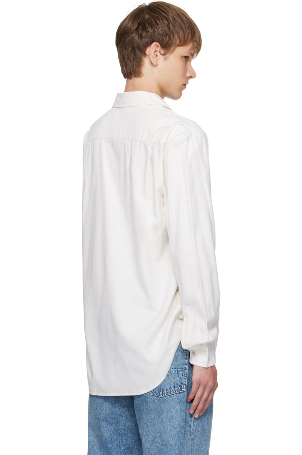 VELQON Pure Cotton White Shirt For Men