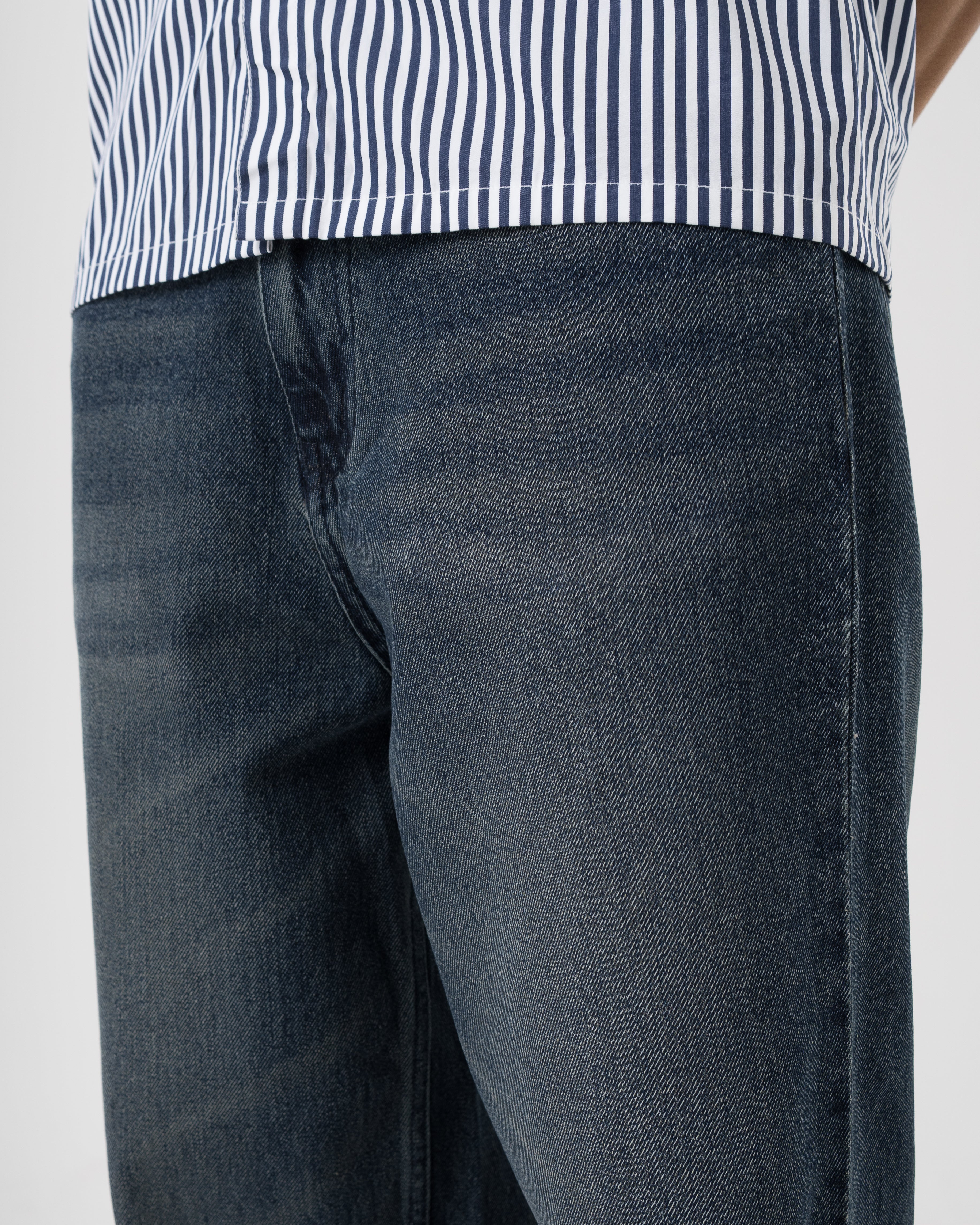 VELQON Losse Fit Jeans (Dark Blue)