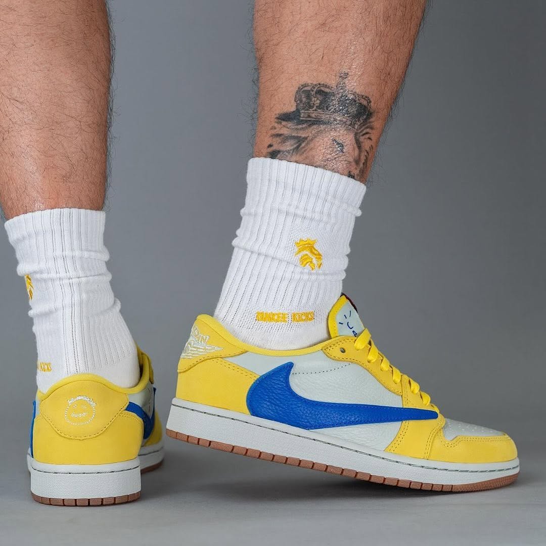 Nike Air Jordan 1 Low X Travis Scott Canary