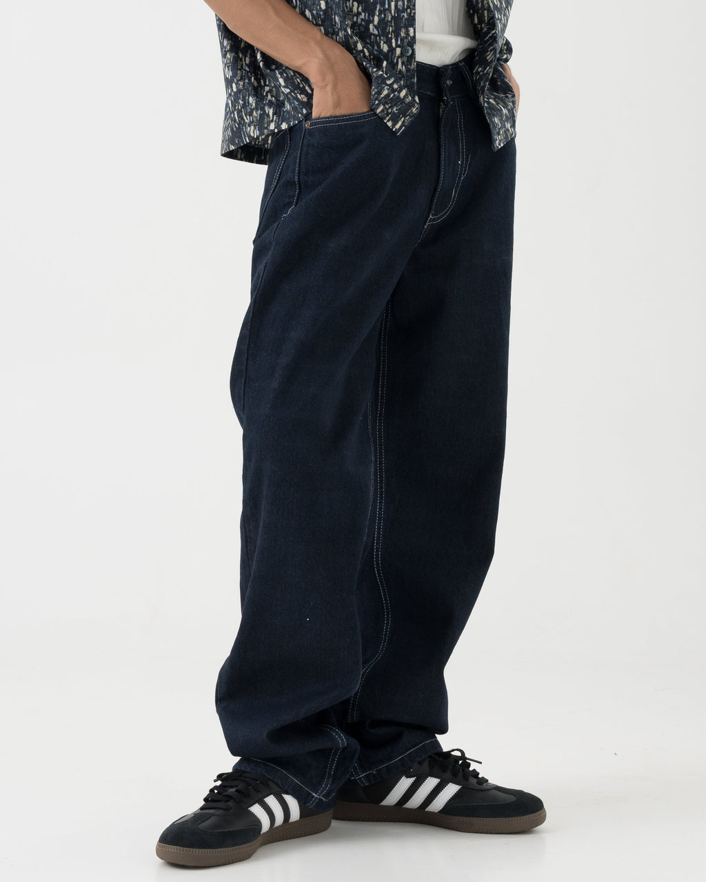 VELQON Losse Fit Jeans ( Ink Blue )