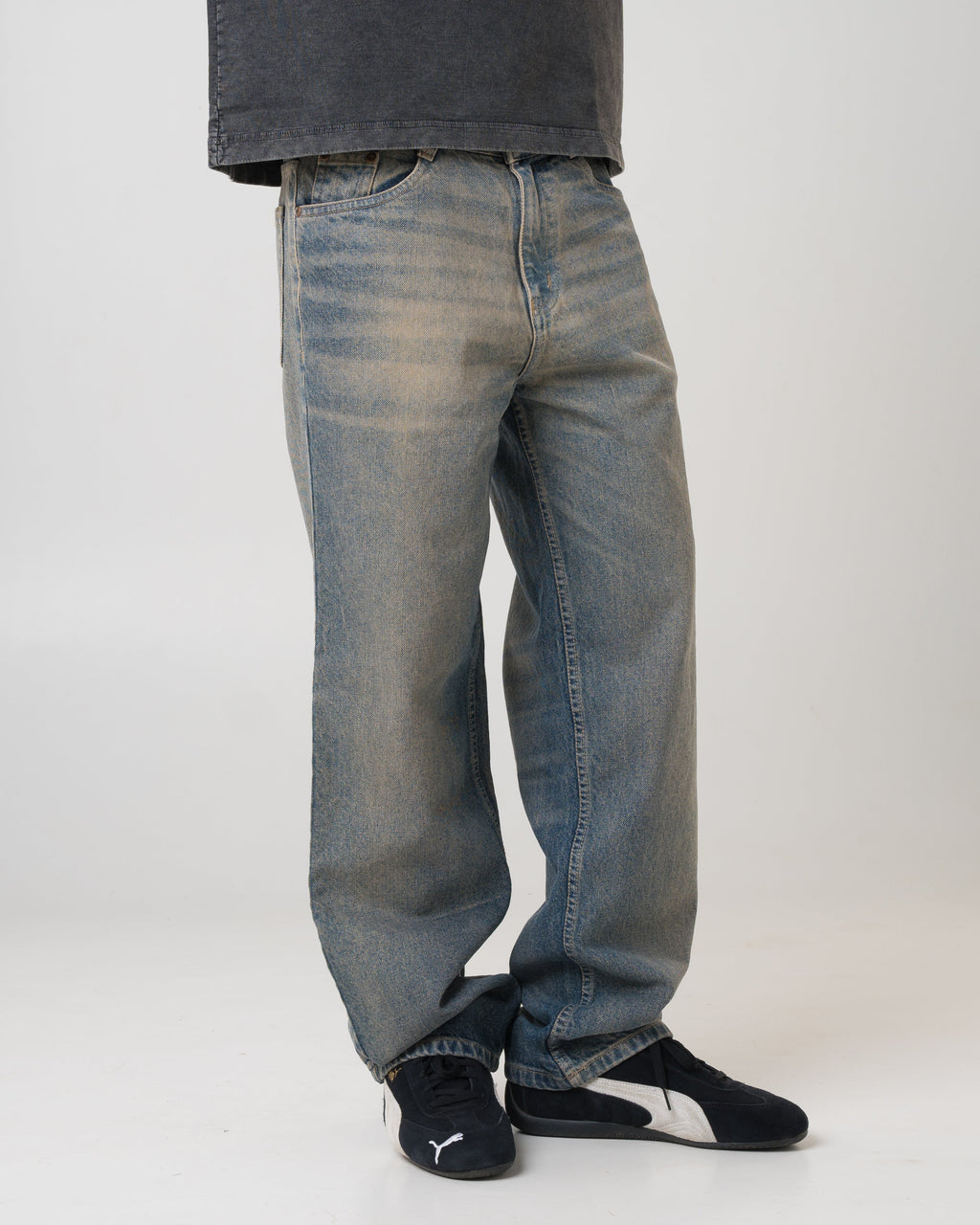 VELQON fit baggy jeans