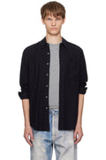 VELQON Pure Cotton Shirt ( Black )